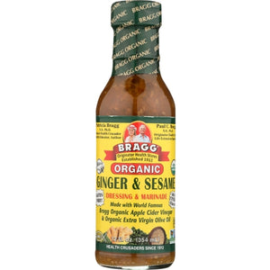 Bragg, Organic Ginger And Sesame Dressing, 12 Oz(Case Of 6)