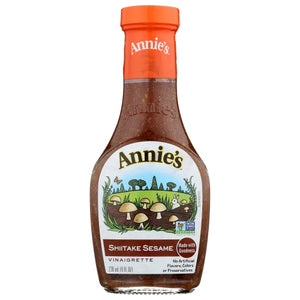 Annie's Homegrown, Shiitake Sesame Vinaigrette Dressing, 8 Oz(Case Of 6)