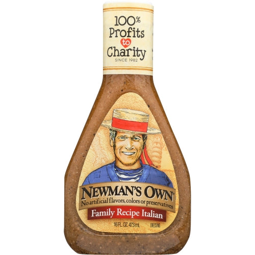 Newman's Own, Dressing Family Recipe Italian, 16 Oz(Case Of 6)