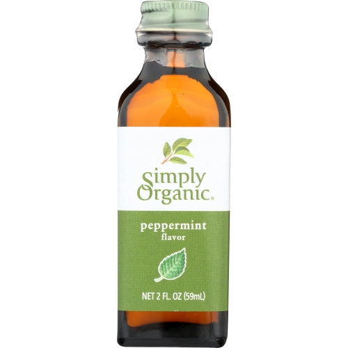 Simply Organic, Organic Peppermint Flavor, 2 Oz