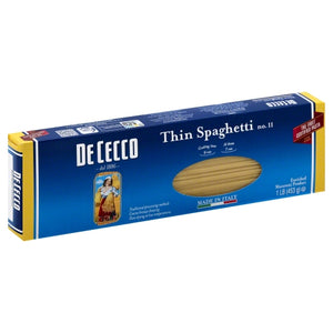 De Cecco, Pasta Spaghetti Thin, Case of 20 X 16 Oz