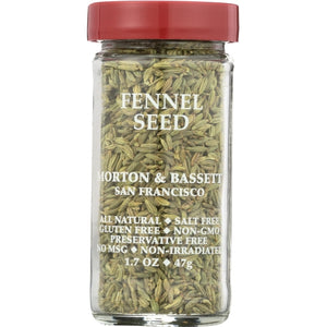 Morton & Bassett, Fennel Seed, 1.9 Oz(Case Of 3)