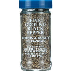 Morton & Bassett, Black Pepper Fine Ground, 2 Oz