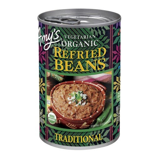 Amys, Organic Vegetarian Refried Beans Traditional, 15.4 Oz(Case Of 12)