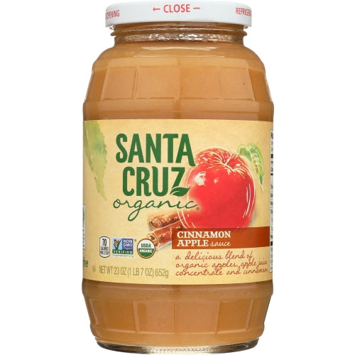 Santa Cruz, Applesauce Cinnamon Org, 23 Oz (Case of 12)