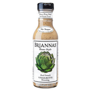 Briannas, Home Style Dressing French Vinaigrette, 12 Oz(Case Of 6)
