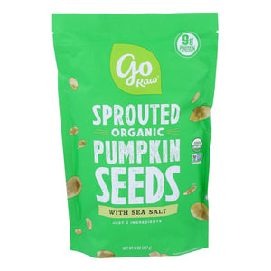 Go Raw, Go Raw Sprouted Seeds Pumpkin With Celtic Sea Salt, 14 Oz(Case Of 6)