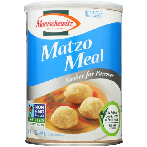 Manischewitz, Matzo Meal Passover Canis, Case of 12 X 16 Oz