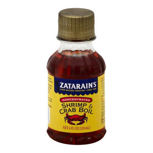 Zatarains, Shrimp And Crab Boil Liquid Seasoning, Case of 6 X 4 Oz