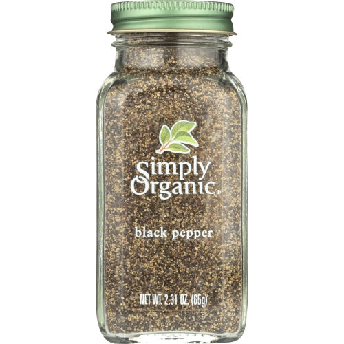Simply Organic, Black Pepper Medium Grind, 2.31 Oz(Case Of 6)
