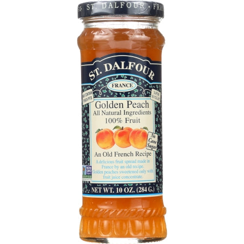 St.Dalfour, Golden Peach Fruit Spread, 10 Oz(Case Of 6)