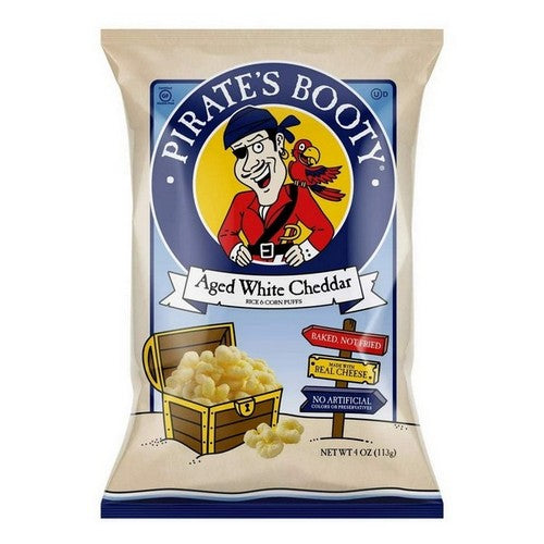 Pirate's Booty, Aged White Cheddar, 4 Oz(Case Of 12)