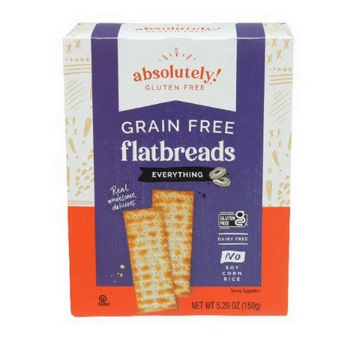 Absolutely Gluten Free, Flatbread Gf Everything, 5.29 Oz(Case Of 12)