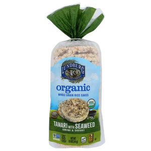 Lundberg, Organic Tamari With Seaweed Rice Cake, 8.5 Oz(Case Of 6)