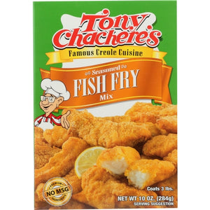 Tony Chachere's, Mix Fish Fry Seasoned, 10 Oz(Case Of 12)