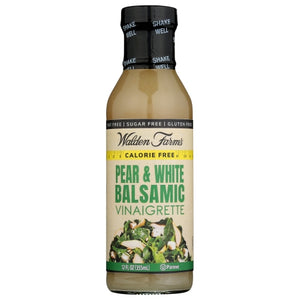 Walden Farms, Pear And White Balsamic Vinaigrette Dressing, 12 Oz(Case Of 6)