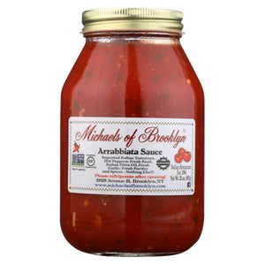 Michaels Of Brooklyn, Arrabbiata Sauce, Case of 6 X 32 Oz