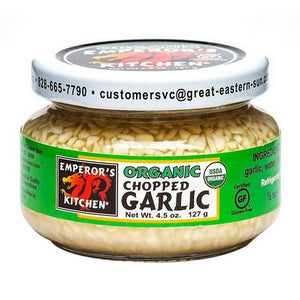 Emperors Kitchen, Garlic Chopped, 4.5 Oz(Case Of 12)