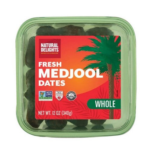 Bard Valley, Dates Medjool Whole, 12 Oz(Case Of 12)