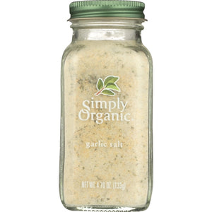 Simply Organic, Organic Garlic Salt, 4.7 Oz(Case Of 6)