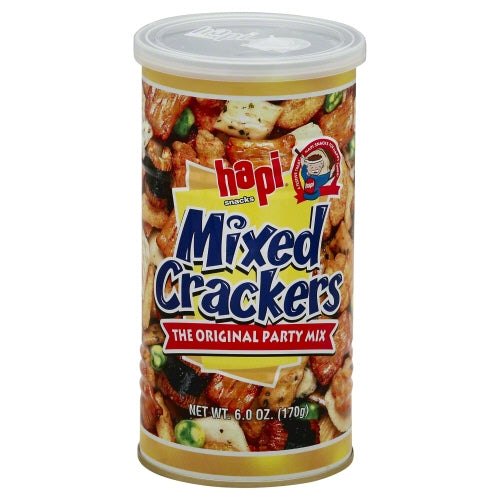 Hapi, Cracker Mixed Can, 6 Oz(Case Of 12)