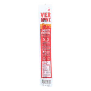 Vermont Smoke, Turkey Pepperoni Real Sticks, 1 Oz(Case Of 24)