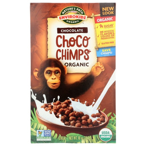 Nature's Path, Envirokidz Organic Choco Chimps Cereal Chocolate, 10 Oz(Case Of 12)