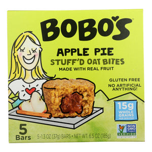 Bobo's Oat Bars, Stuff'D Oat Bites Apple Pie, 6.5 Oz