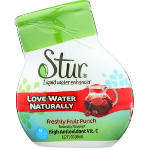 Stur, Wtr Enhncr Liq Frt Punch, 1.62 Oz(Case Of 6)