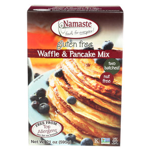 Namaste Foods, Waffle & Pancake Mix, 21 Oz(Case Of 6)