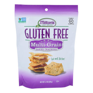 Milton's, Multi Grain Baked Crackers, 4.5 Oz (Case Of 6)