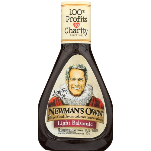 Newman's Own, Lighten Up! Light Balsamic Vinaigrette, 16 Oz(Case Of 6)