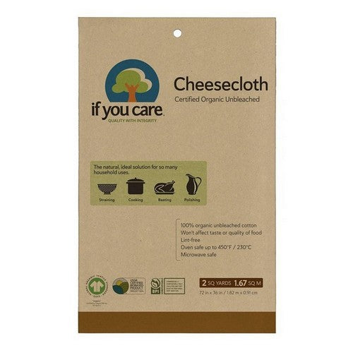 If You Care, Cheesecloth Unblchd 2Sq Y, 1 Count(Case Of 24)