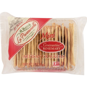 La Panzanella, Mini Croccantini Rosemary, 3 Oz(Case Of 12)