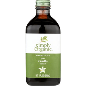 Simply Organic, Organic Pure Madagascar Vanilla Extract, 8 Oz(Case Of 6)