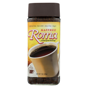 Kaffree Roma, Instan T Roasted Grain Beverage  Roma, 7 Oz(Case Of 6)