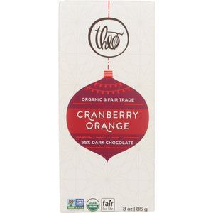 Theo Chocolate, Salted Toffee Dark Chocolate Bar, 3 Oz(Case Of 12)