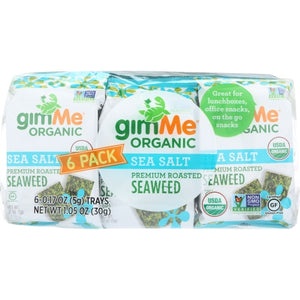 Gimme, Seaweed Rstd Sslt Org, Case of 8 X 1.02 Oz