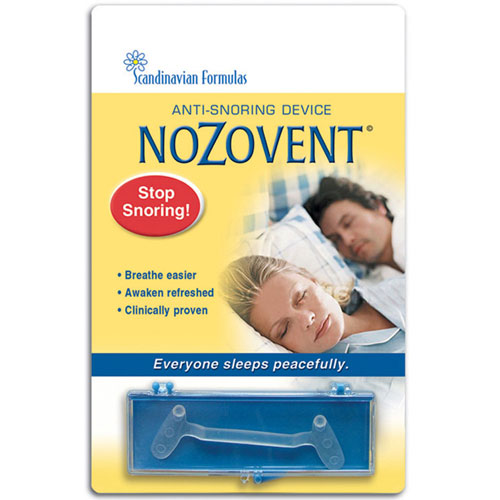 Scandinavian Formulas, Nozovent Anti-Snoring Device, 1 Count