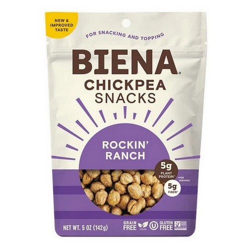 Biena, Chickpea Snacks  Rockin' Ranch, 5 Oz(Case Of 8)