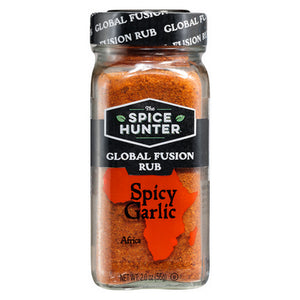 Spice Hunter, Global Fusion Rub Spicy Garlic, 2 Oz(Case Of 3)