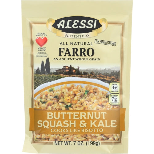 Alessi, Butternut Squash And Kale Farro, 7 Oz(Case Of 6)