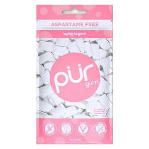The Pur Company, Pur Gum Bubblegum Bag, 2.72 Oz(Case Of 12)