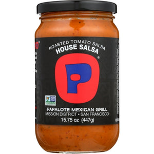 Papalote Salsa, Roasted Tomato House Salsa, 15.75 Oz(Case Of 12)