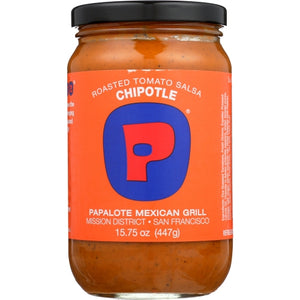 Papalote Salsa, Salsa Rstd Tmto Chptl, 15.75 Oz(Case Of 12)