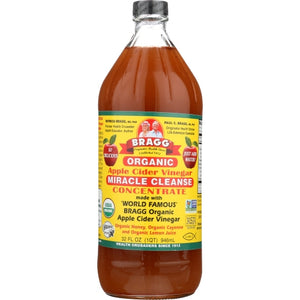 Bragg, Organic Apple Cider Vinegar Honey Cayenne Wellness Cleanse, 32 Oz(Case Of 12)