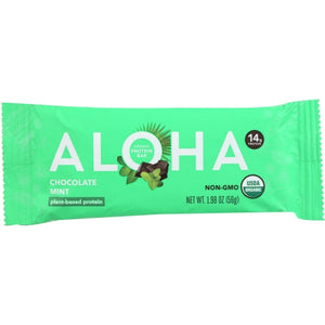 Aloha Bay, Bar Protein Choco Mint, 1.98 Oz(Case Of 12)