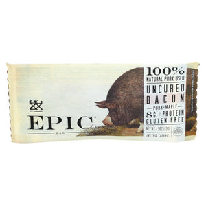 Epic Dental, All Natural Uncured Bacon And Pork Bar, 1.5 Oz(Case Of 12)