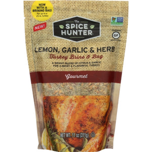 Spice Hunter, Brine Trky Pouch Lmn Grlc, 11 Oz(Case Of 12)