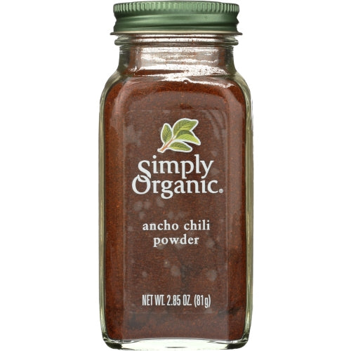 Simply Organic, Organic Ancho Chili Powder, 2.85 Oz(Case Of 6)